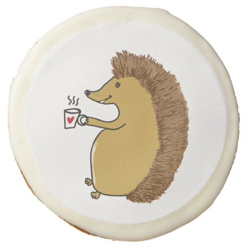 Hedgehog Sugar Cookie