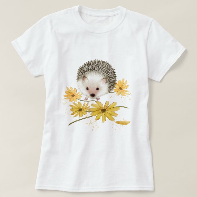 Hedgehog T Shirt (Design Front)