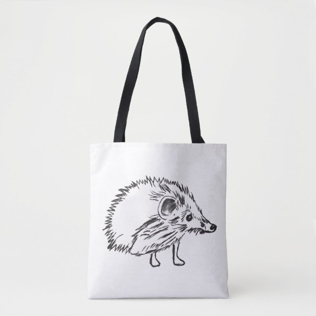 Hedgehog Tote Bag (Front)