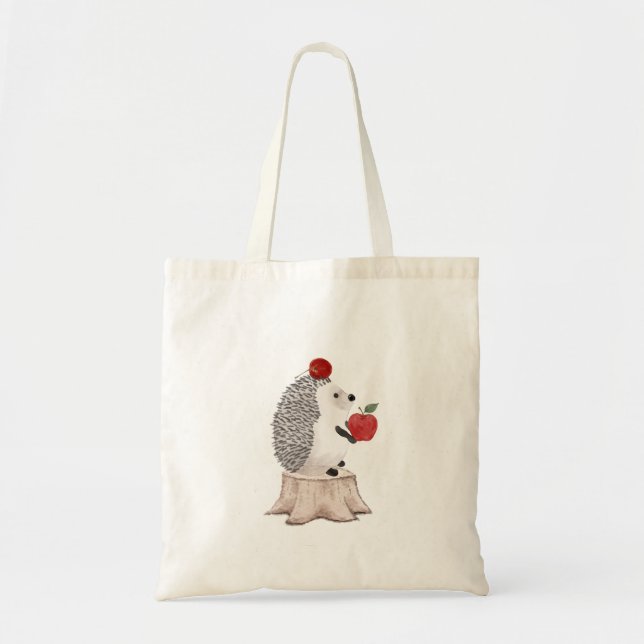 Hedgehog Tote Bag (Front)