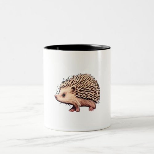 Hedgehog Two_Tone Coffee Mug