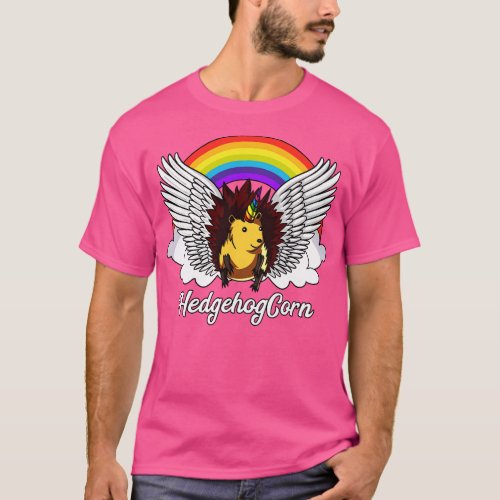 Hedgehog Unicorn T_Shirt