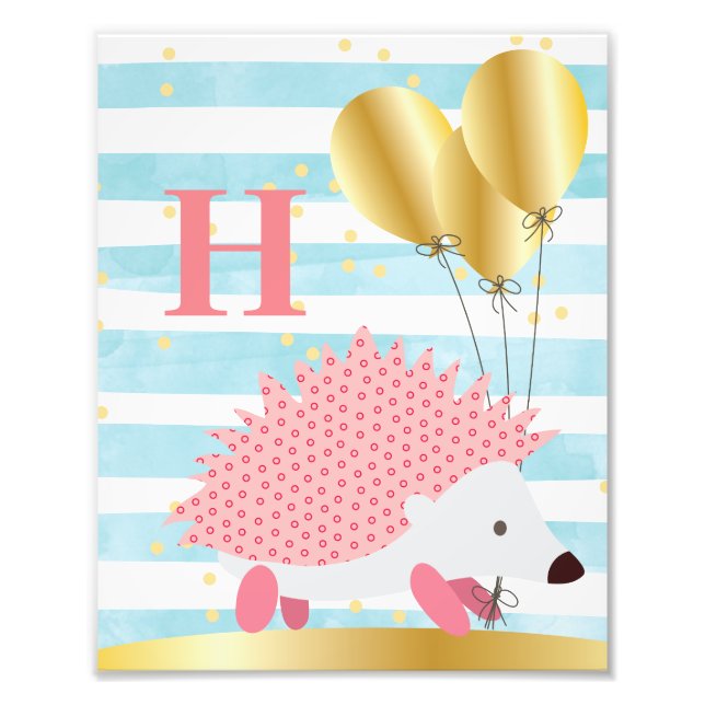 Hedgehog Wall Art - Customize it! (Front)