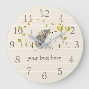 Hedgehog Wall Clock