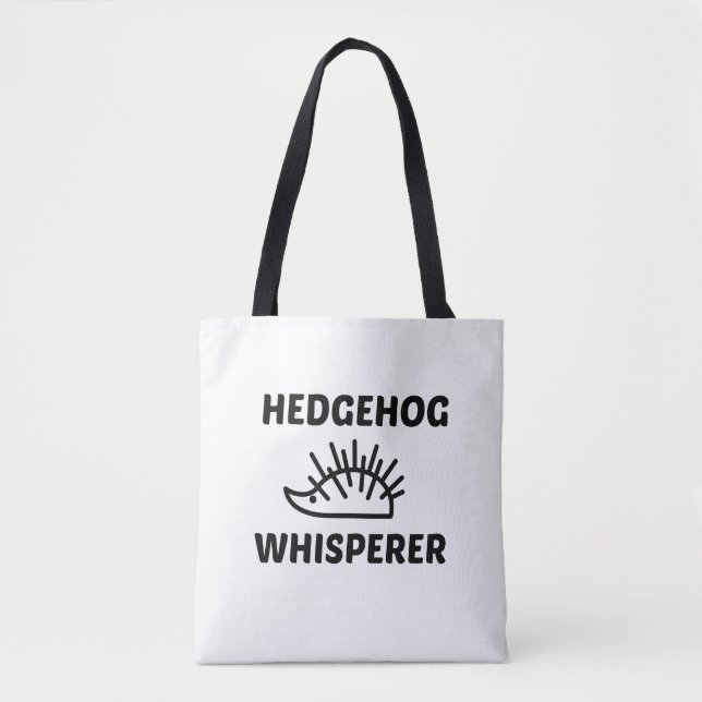 HEDGEHOG WHISPERER TOTE BAG (Front)