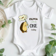 Hedgehog with flower