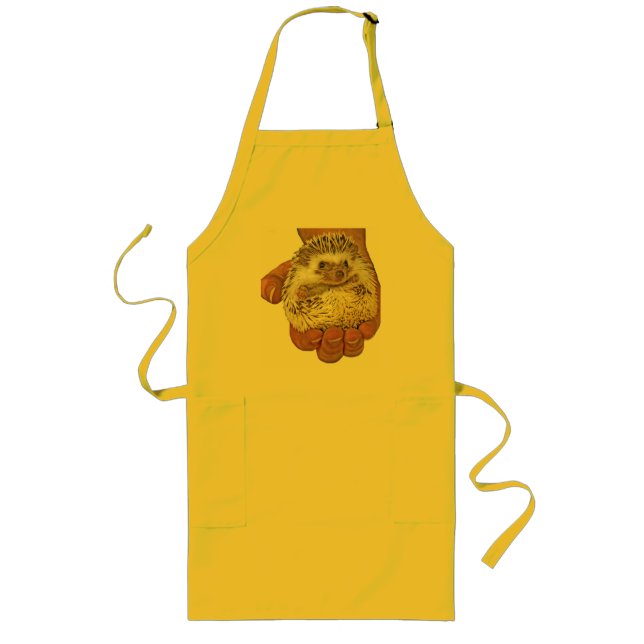 Hedgehog Yellow Apron (Front)