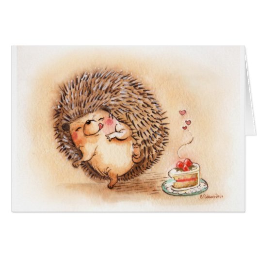 Hedgehog Yum Cards (Front Horizontal)