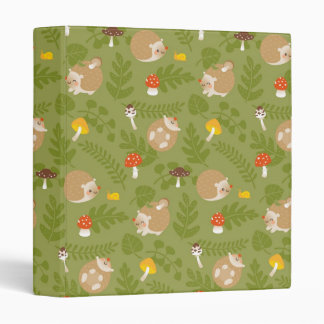 Hedgehogs 3 Ring Binder