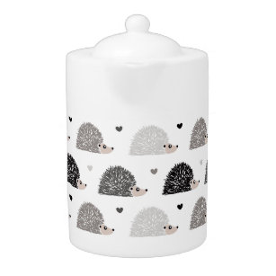 Hedgehogs and Hearts Teapot