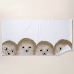 Hedgehogs Beach Towel