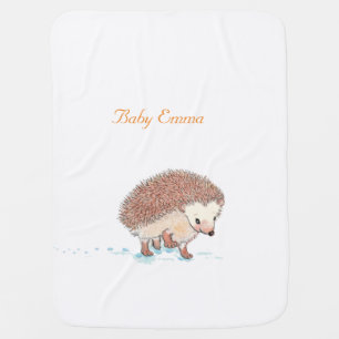 Hedgehog's Big Adventure Baby Blanket