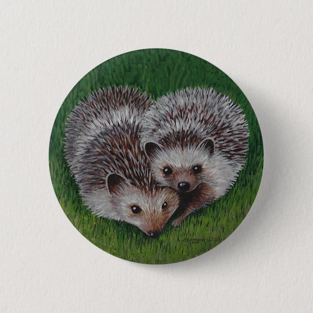Hedgehogs Button (Front)