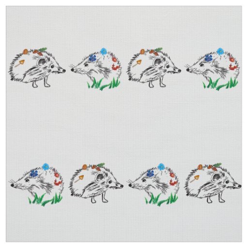 Hedgehogs, Cute Aniamls  Fabric