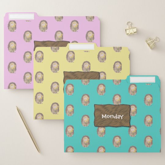 Hedgehogs Days of the week (pack 1) teacher File Folder