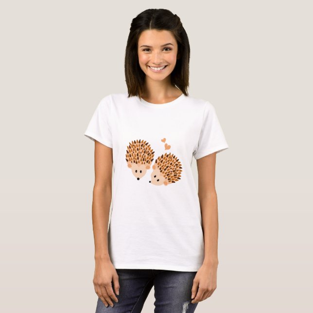 Hedgehogs illustration T-Shirt (Front Full)