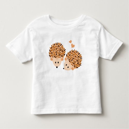 Hedgehogs illustration toddler t_shirt