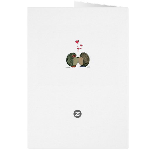 Hedgehogs in love (Back)