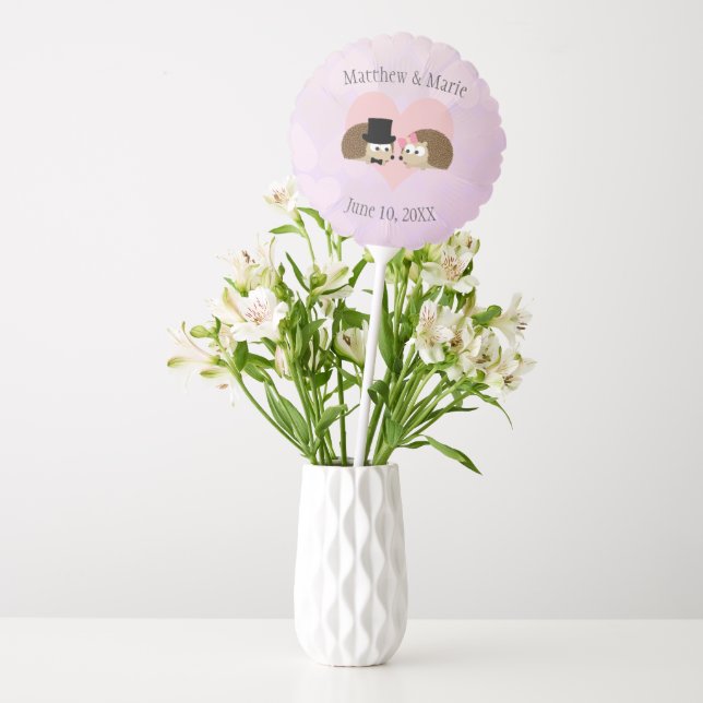 Hedgehogs in Love Balloon (Vase)