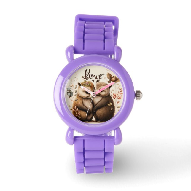 Hedgehogs in love watch (Front)