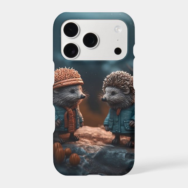 Hedgehogs Iphone Case (Back)