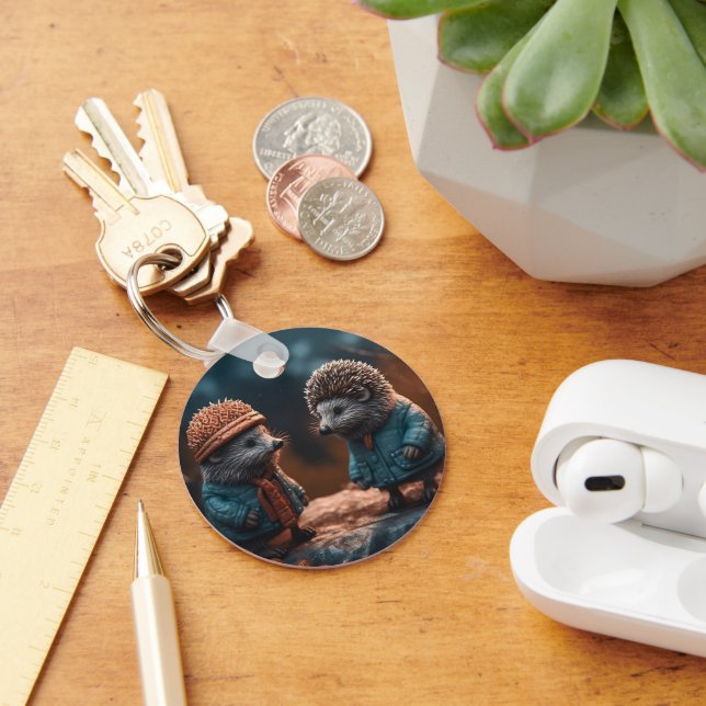 Hedgehogs Keychain (Desk)