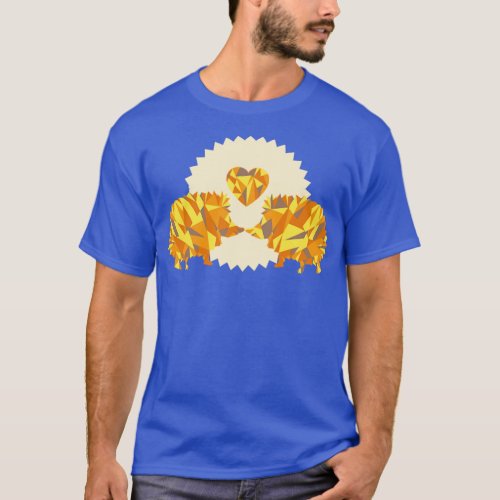 hedgehogs kissing  T_Shirt