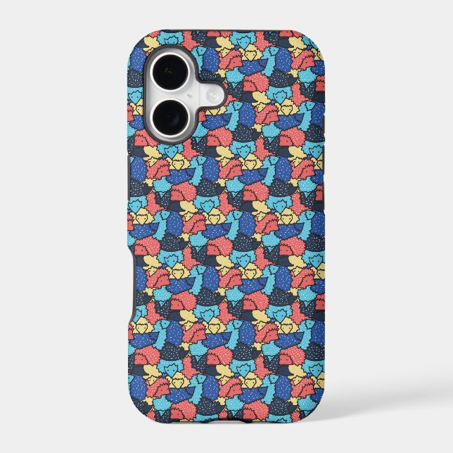 Hedgehogs Pattern Iphone Case (Back)