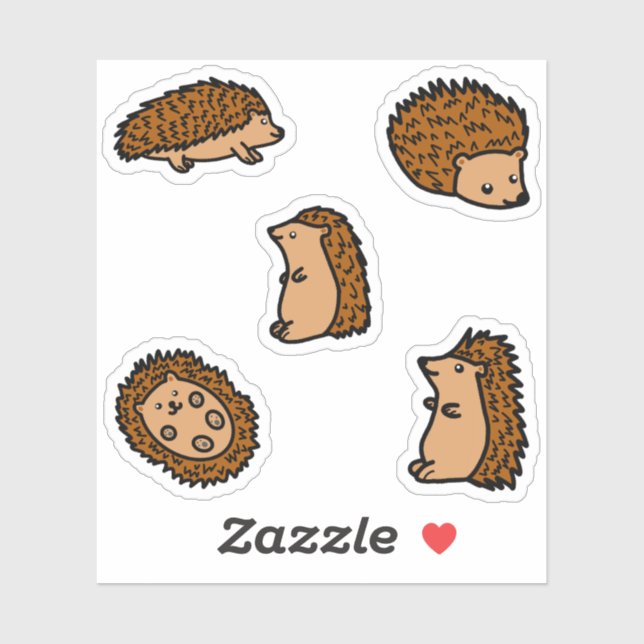 Hedgehogs Sticker (Sheet)