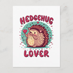 Hedgehug Lover Enclosure Card