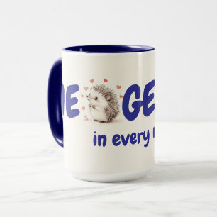 Hedgehugs! 15oz, Cute Custom Hedgehog Coffee  Mug