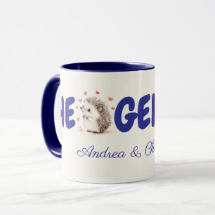 Hedgehugs! Custom Hedgehog Coffee Mug, Tea Mug