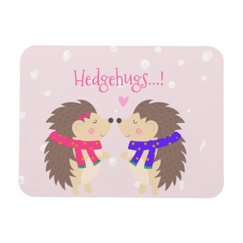 Hedgehugs Cute Hedgehog Christmas Magnet