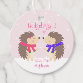Hedgehugs! Cute Personalized Hedgehog Christmas