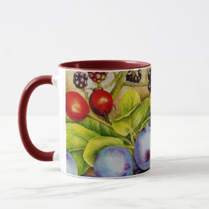 Hedgerow autumnal fall fruit mug