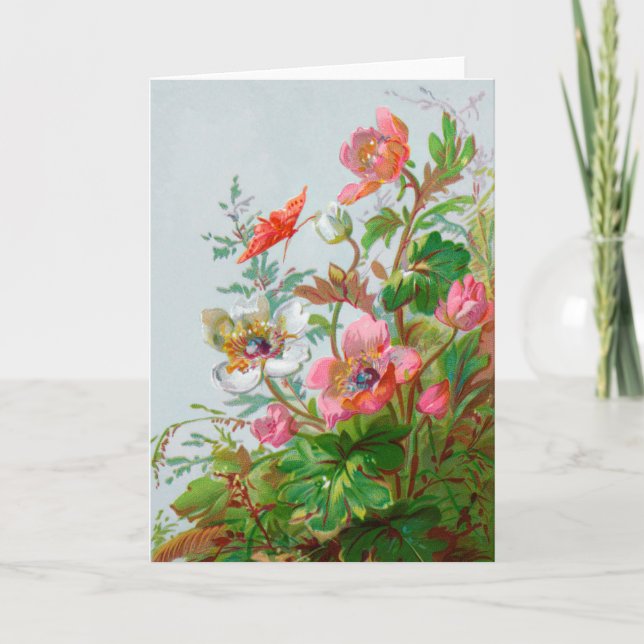 Hedgerow Garden Greeting Card (Front)