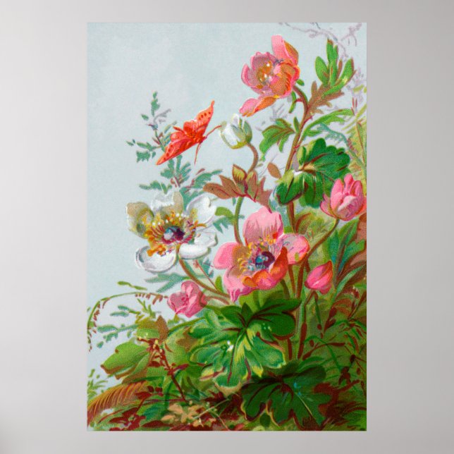 Hedgerow Garden Medium Poster (Front)