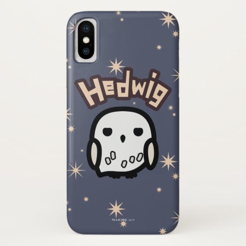 Hedwig Cartoon Character Art iPhone X Case