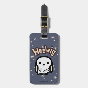 Hedwig Cartoon Character Art Luggage Tag