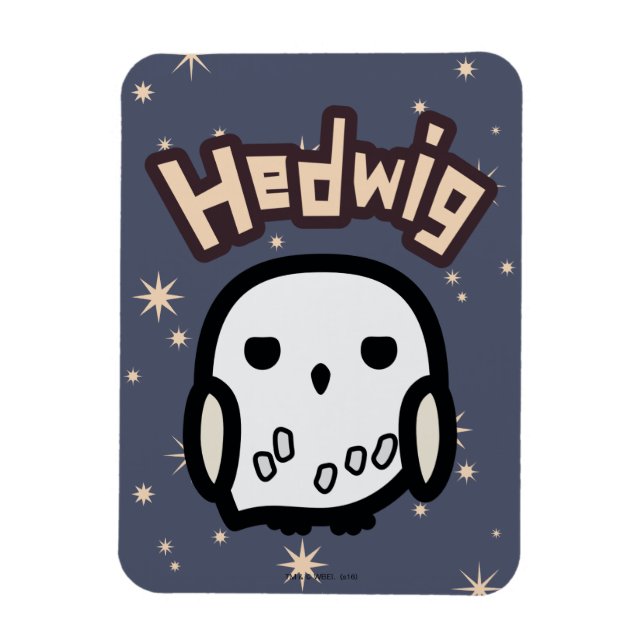 Hedwig Cartoon Character Art Magnet (Vertical)
