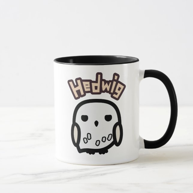 Hedwig Cartoon Character Art Mug (Right)