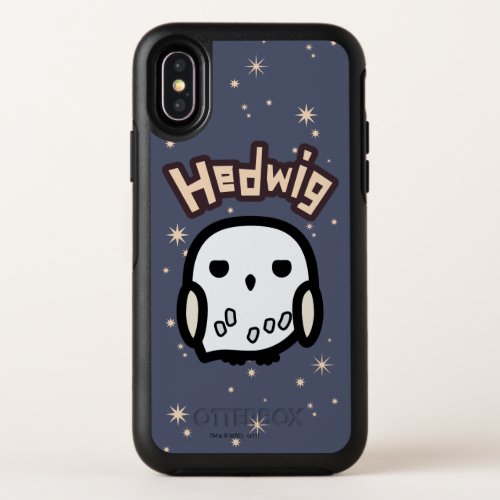 Hedwig Cartoon Character Art OtterBox Symmetry iPhone X Case