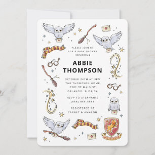 Hedwig Magical Baby Shower Invitation