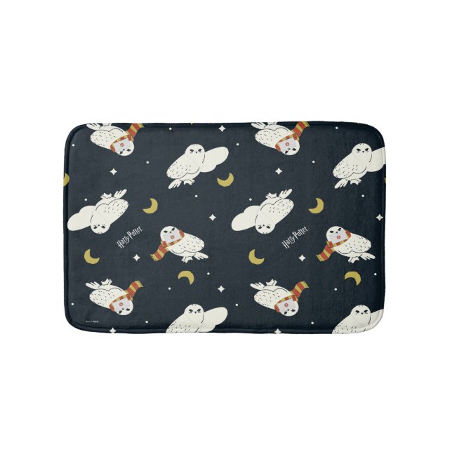 Hedwig Nighttime Moonlight Pattern Bath Mat (Front)