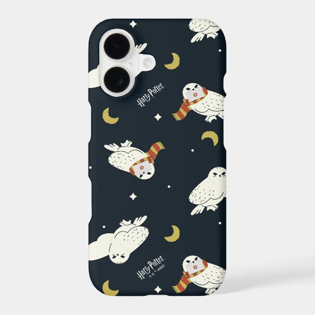 Hedwig Nighttime Moonlight Pattern Case-Mate iPhone Case (Back)