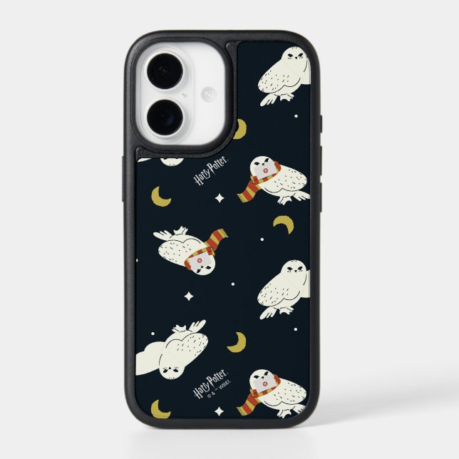 Hedwig Nighttime Moonlight Pattern Otterbox iPhone Case (Back)