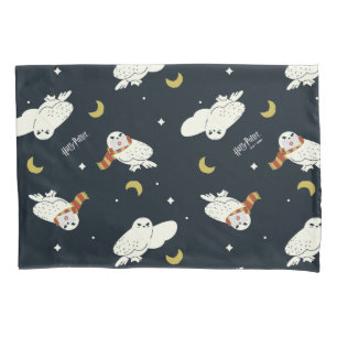 Hedwig Nighttime Moonlight Pattern Pillow Case