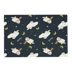 Hedwig Nighttime Moonlight Pattern Placemat