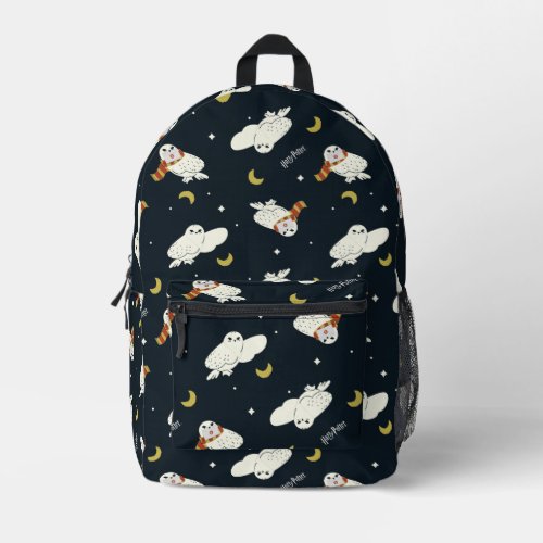 Hedwig Nighttime Moonlight Pattern Printed Backpack