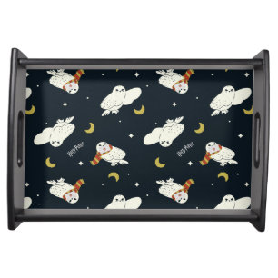 Hedwig Nighttime Moonlight Pattern Serving Tray